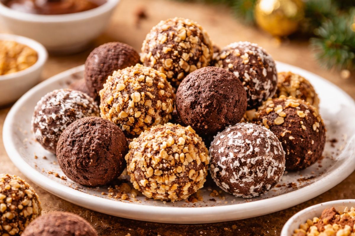 Chocolate Nut Truffles Recipe