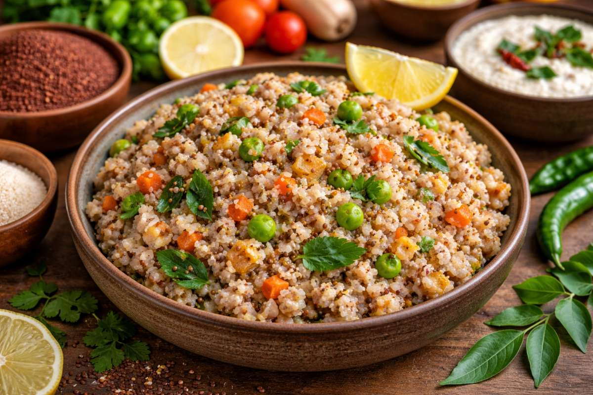 Ragi Suji Upma Recipe