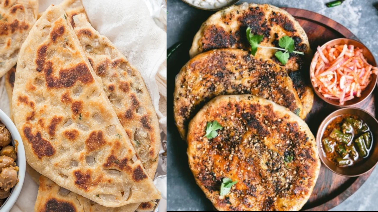 mooli pyaj paratha